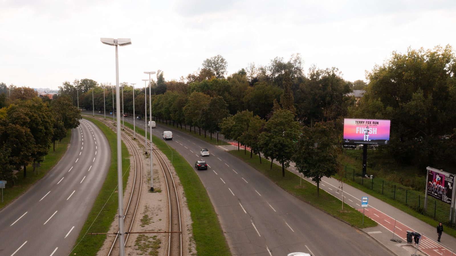 LED ploha Mandis Digital Park uz Selsku cestu u Zagrebu